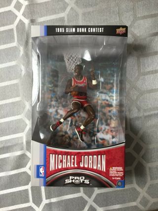 Upper Deck Pro Shots Nba Michael Jordan 1985 Slam Dunk Contest Figure