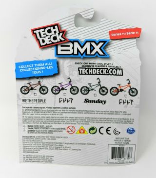 Tech Deck BMX Series 11 We The People Red Fingerbike BMX Finger Bike 20107681 2