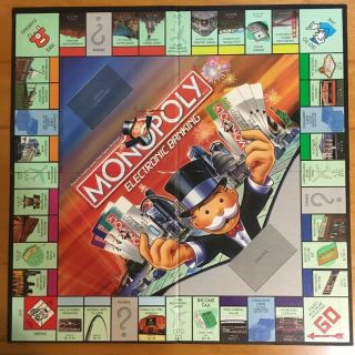 2007 Monopoly Electronic Banking Board Game Replacement Board