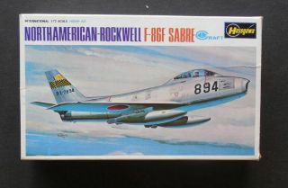 F - 86f Sabre 1/72 Hasegawa Minicraft Model Kit Js - 015