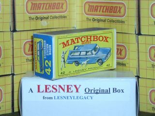Matchbox Lesney 42b Studebaker Lark Wagonaire Type E4 Empty Box Only