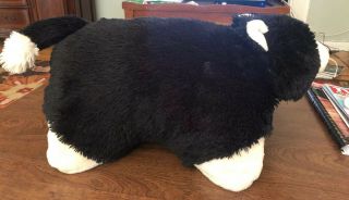 Large Full Size My Pillow Pet Black White Cat Plush Stuffed Animal Doll 3