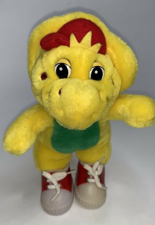 Vintage Bj The Dinosaur From Barney And Friends Yellow Plush Stuffed Animal 1994