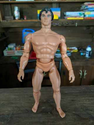 Vintage 1978 Mego Reeves 12 " Superman Posable Action Figure Muscle Body 1977