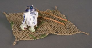 R2 - D2,  Cargo Net Star Wars Tac 30th 46 Rotj Ewok Village Endor Loose Complete