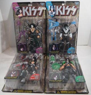 Kiss Full Set Of 4 Mcfarlane Toys Ultra - Action Figures 1997 - In Packaging