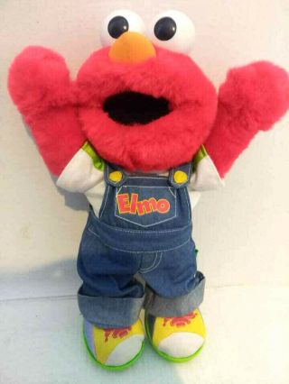 Sesame Street Lets Pretend Elmo Plush Talking Mattel Fisher Price