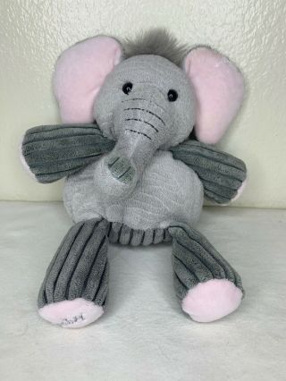 Scentsy Buddy Ollie The Elephant Retired 9” Gray Plush Stuffed Animal