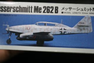 1/72 Hasegawa Messerschmitt Me 262 B German WWII Jet detail model 2