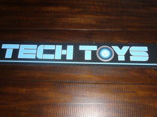 Toys R Us Store Display Sign Shelf Strip Valance Tech Toys 47 5/8 " Long 3 " High