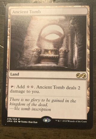 Ancient Tomb Nm X1 Never Played Ultimate Masters