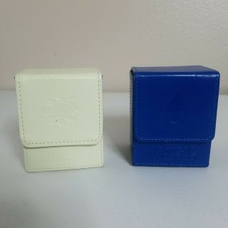 Magic The Gathering Mtg Ultra Pro Flip Deck Box Ivory Blue
