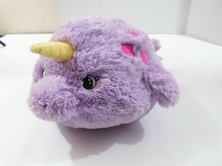 Squishable Retired Justice Plush Purple Narwhal Purple Fast
