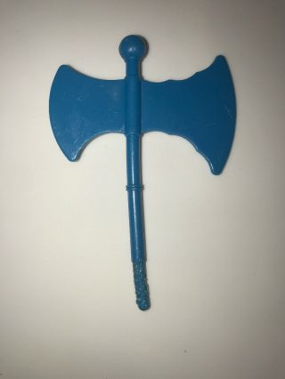 Vintage Dragun Throwing Blue Axe 1977 Mattel Shogun Warriors