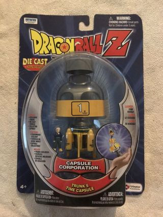 Dragonballz Capsule Corporation Trunks Time Capsule.  Funimation.  Delivery