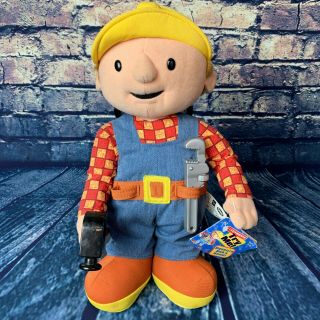 Bob The Builder Talking Plush Toy 2001 From Playskool Hasbro With Tags