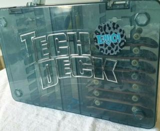 Tech Deck 7 Skateboard Boards With Carry Case