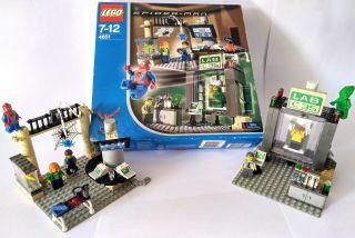Lego (4851) Spider - Man: The Origins 100 Complete W Box,  Ins.
