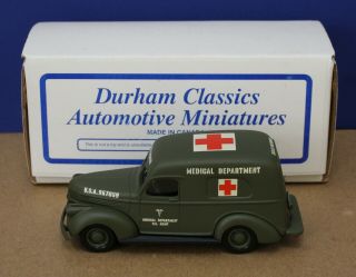 Durham Classics Canada Dc - 19a 1:43 1941 Chevrolet Us Army Ambulance Db