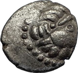 Celtic Celts Of Europe 200bc Silver Drachm Coin Like Greek King Philip Ii I67541