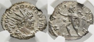 Forvm Gallic Empire Victorinus 268 - 271 Ad Billon Antoninianus 2.  49g Sol Reverse