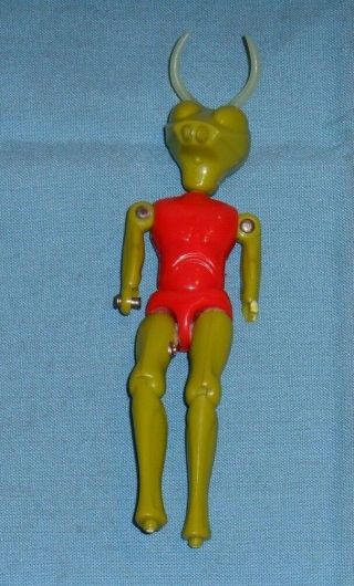 Vintage Mego Micronauts Kronos Body,  Brain (missing Feet,  Broken Arms