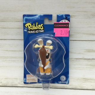 2010 Ubisoft Raving Rabbids Travel In Time 2.  5 " Caveman Figure Toy