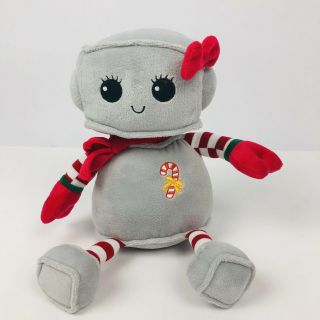 Dream Candy Cane Robot Stuffed Plush Toy 12” Christmas Theme Very