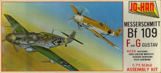 1/72 Jo - Han Models Messerschmitt Bf - 109f Or G Gustav Fighter