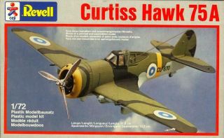 1984 Revell Models 1/72 Curtiss Hawk 75a Finnish Wwii Fighter Nmib