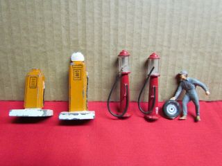 O Scale Diecast Gas Pumps & More