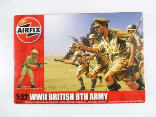 Wwii British 8th Army [1:32] X14 [airfix] Nib