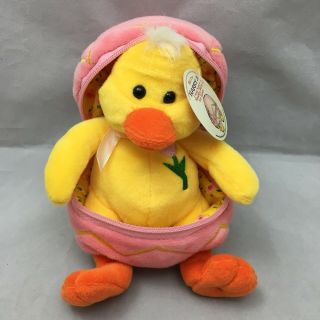 Easter Egg Duck Chick Harry Jr Wt March Of Dimes Plushland 6 " Toy Lovey 2000