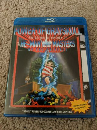 Power Of Grayskull Kickstarter Exclusive Blu - Ray Dvd Set He - Man Documentary Motu