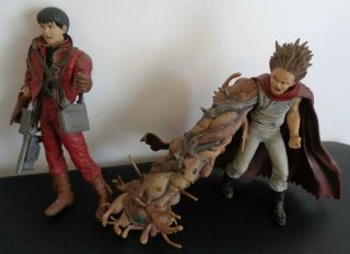 Mcfarlane Toys Akira Tetsuo,  Kaneda Action Figure Pair Loose 2000