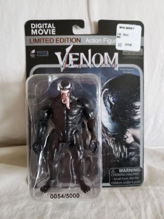 Venom Limited Edition Action Figure Walmart Exclusive Rare 0054/5000