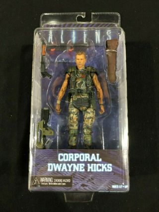 Neca Aliens Corporal Dwayne Hicks 7 " Action Figure Series 1 In Package