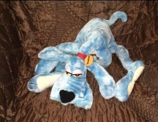 Vintage 1983 Dakin Foofur Blue Floppy Dog Stuffed Animal Puppy Toy Plush 22 "