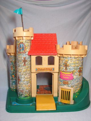 Vintage 1974 Fisher - Price Play Family 993 Castle Playset