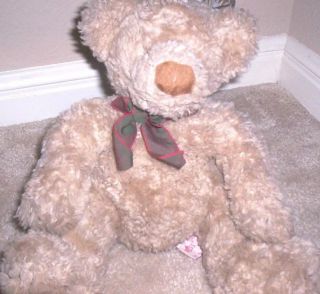 Vtg Russ Berrie Higgins Bear Cuddly Plush Teddy Bear Retired