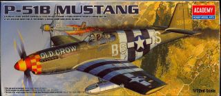 1/72 Academy Models North American P - 51b Mustang American Fighter