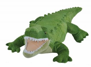 Plush Large Green Alligator 23 " L By Wild Republic,  Realistic And Soft