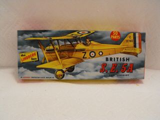 Lindbergh British S.  E.  5a 1/4 " (b228) Hard Box