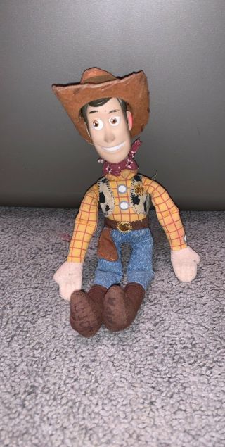 Vintage 1995 Thinkway Disney Pixar Toy Story Woody Doll 11”