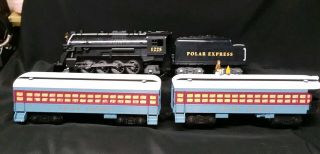 Lionel G - Gauge Polar Express Train Set - Engine,  Tender And Two Coach Cars Only