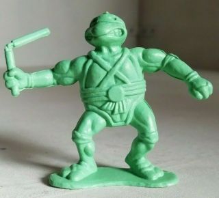 Tmnt Teenage Mutant Ninja Turtle Monochromatic Mini Figure Peru Vintage Nunchaku