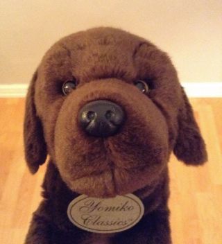 Russ Yomiko Classics Chocolate Labrador Retriever Plush 15 " Lab Stuffed Dog