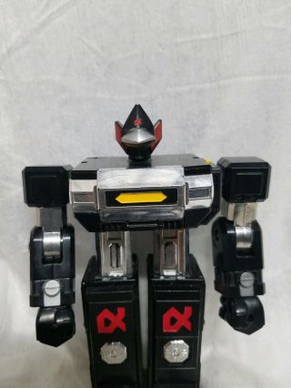 Vintage Voltron Ii 2 Black Gladiator Space Robot Bandai Alpha Japan