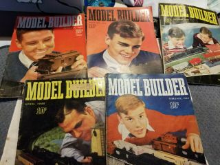 1940 Lionel Model Builder Magazines,  Volume 4,  Feb.  19 Thru Dec 23,  Complete