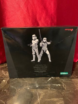 Kotobukiya Artfx Star Wars First Order Stormtrooper 2 Two Pack 1/10 Scale Model